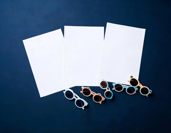 Side-by-side factory quote sheets for polarized kids sunglasses